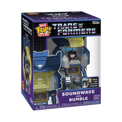 Bitty Pop! Bitty Bot Soundwave with Rumble - US 2766