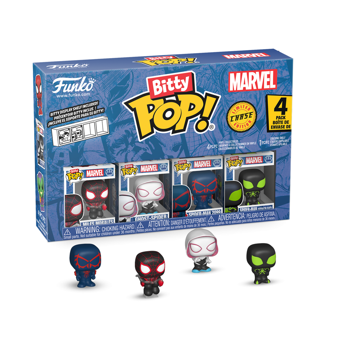 Bitty Pop! Spider-Man 4-Pack Series 2 - US 3284