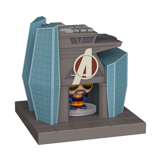 Bitty Pop! Towns Red Guardian and Avengers Tower - US 8999