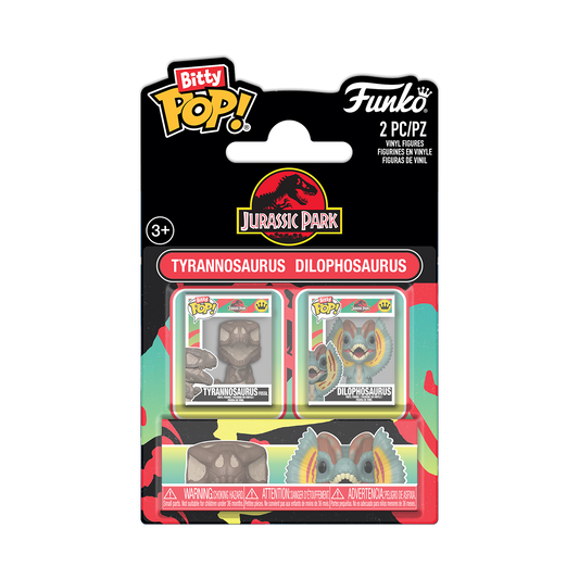 Bitty Pop! Tyrannosaurus Fossil & Dilophosaurus 2-Pack - US 6670