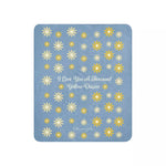 Gilmore Girls I Love You A Thousand Yellow Daisies Sherpa Blanket - US 3184