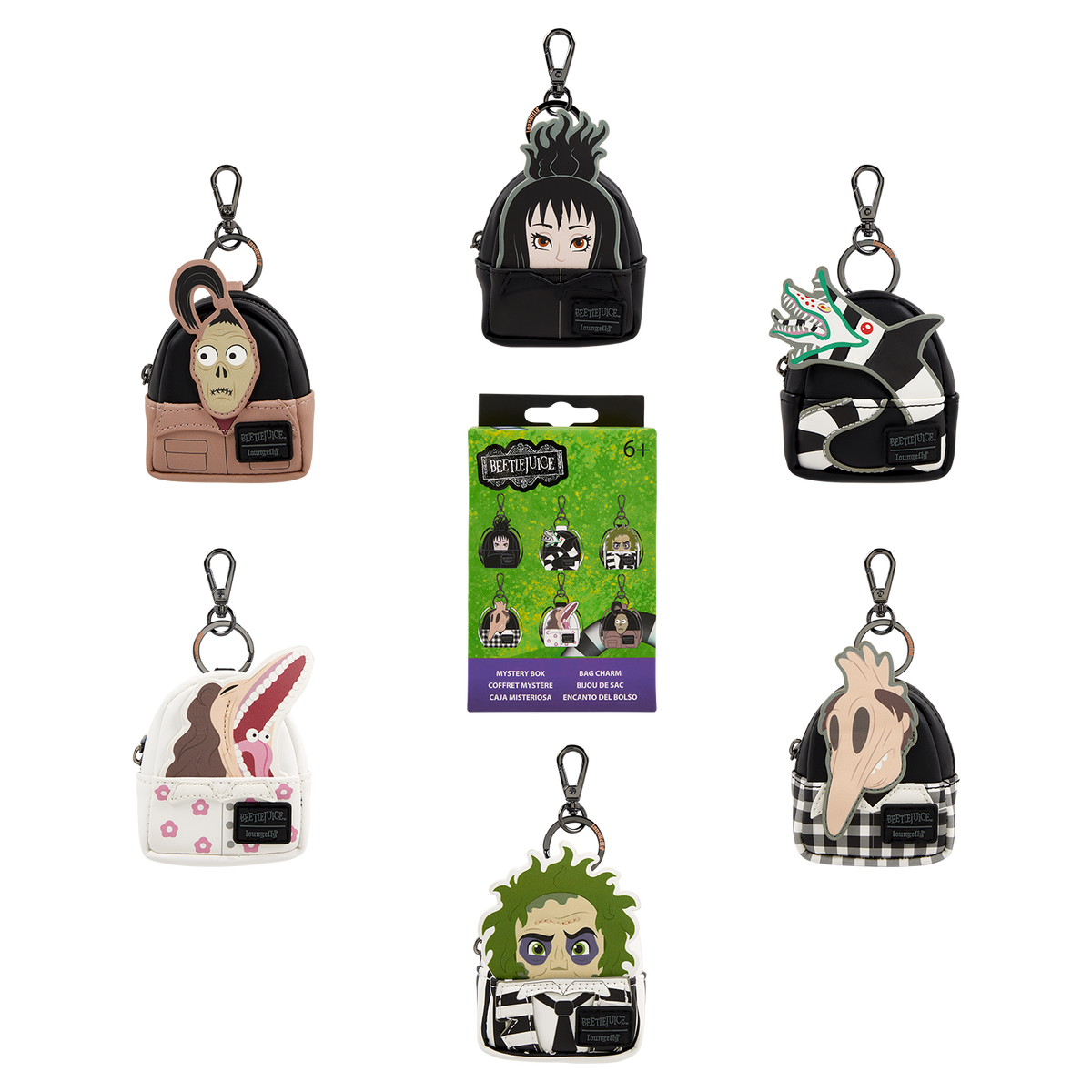 Beetlejuice Exclusive Cosplay Mystery Mini Backpack Keychain Charm - US 8358