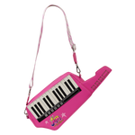 Jem and the Holograms Figural Keytar Glow Crossbody Bag - US 7182
