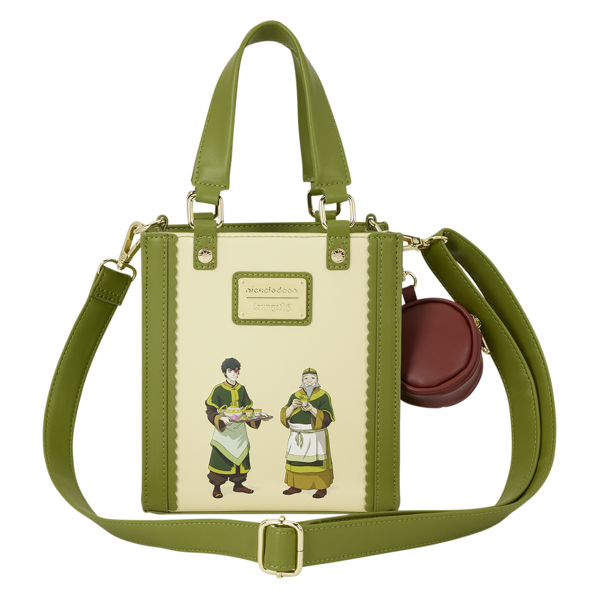 Avatar: The Last Airbender Jasmine Dragon Mini Tote Crossbody Bag with Coin Bag - US 2670