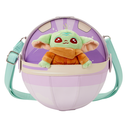 The Mandalorian Grogu Figural Pod Plush Crossbody Bag - US 7813