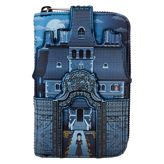 Wednesday Nevermore Academy Castle Zip Around Wallet - US 1290